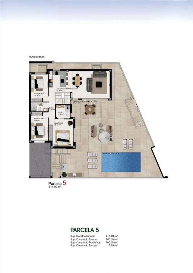 Finca independiente 3 dormitorios 218m² en Benijófar Costa Blanca — 6