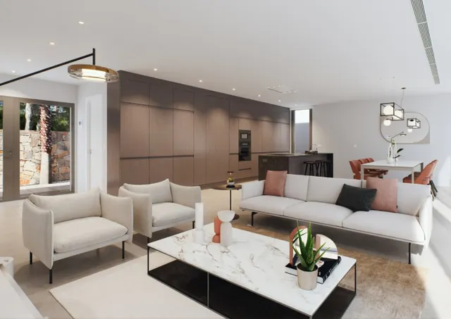 Lujosa villa de diseño exclusivo de 3 dormitorios en un campo de golf — 4