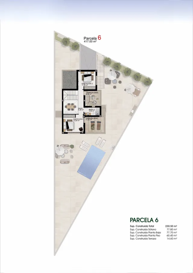 Villa 3 habitaciones 230m² en venta - Centro de la Ciudad Quesada — 6