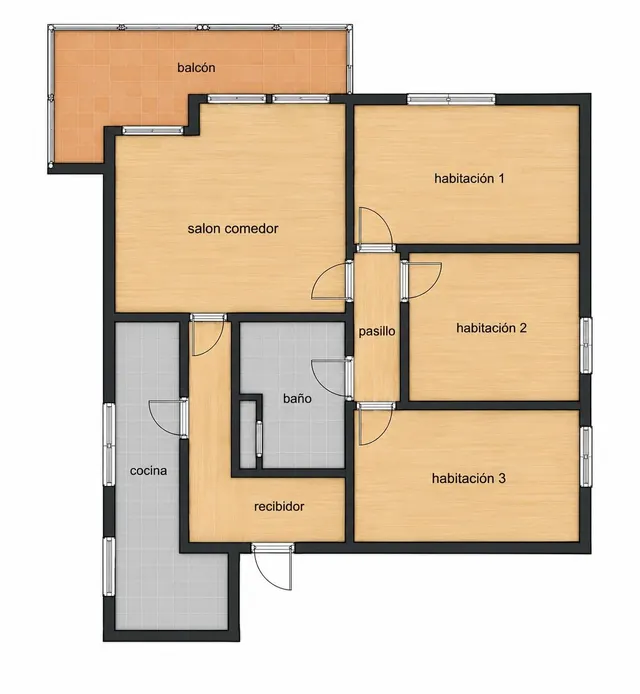 Fantástico ático exterior de 3 habitaciones con gran balcón en la zona de Sol i Padris — 24