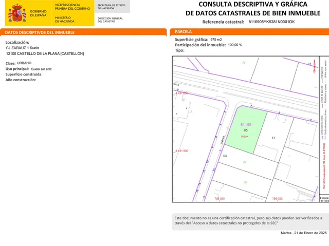 Se vende solar urbano de 975 m2 junto a la Playa del Pinar. Solar esquinero, cuadrado, con muchos me — 8