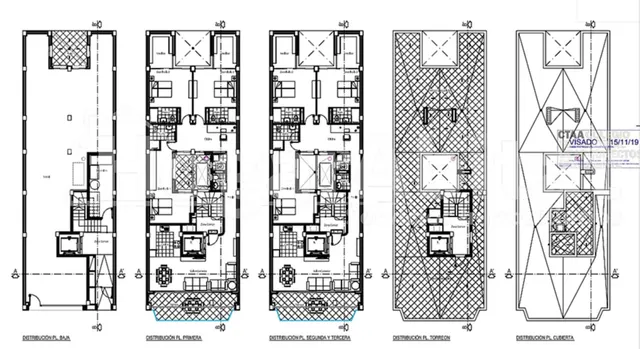Obra en construcción con terraza — 15