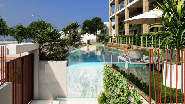 Apartamento de planta baja de 1 dormitorio frente al mar a l - foto 4