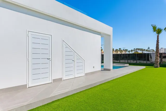Villa con piscina privada y solárium de 150 m2 en La Finca Golf, Algorfa — 37