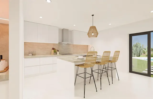 Proyecto de una casa de planta baja lujosa y piscina — 12