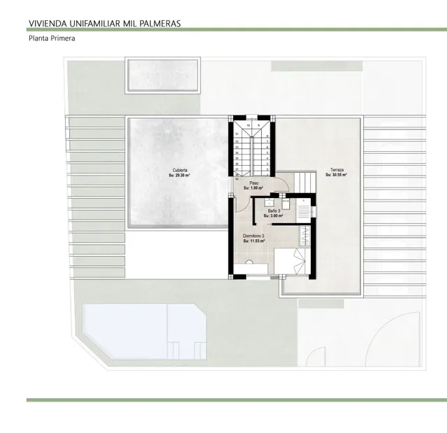 Villa independiente de dos plantas con solárium y piscina privada. — 24