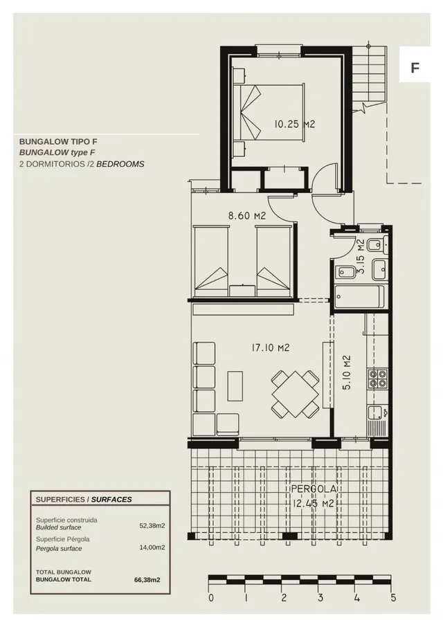 Apartamentos bungalow planta baja en calpe — 17