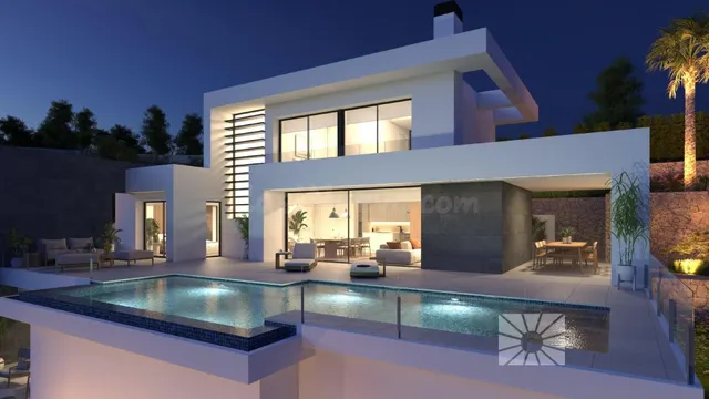 Villa con vistas al mar y piscina privada en venta en Cumbre - foto 2