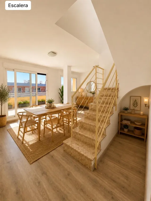 Ático dúplex de 4 dormitorios con terraza de 20,76 m2, 2 garajes y trastero en Picanya — 2