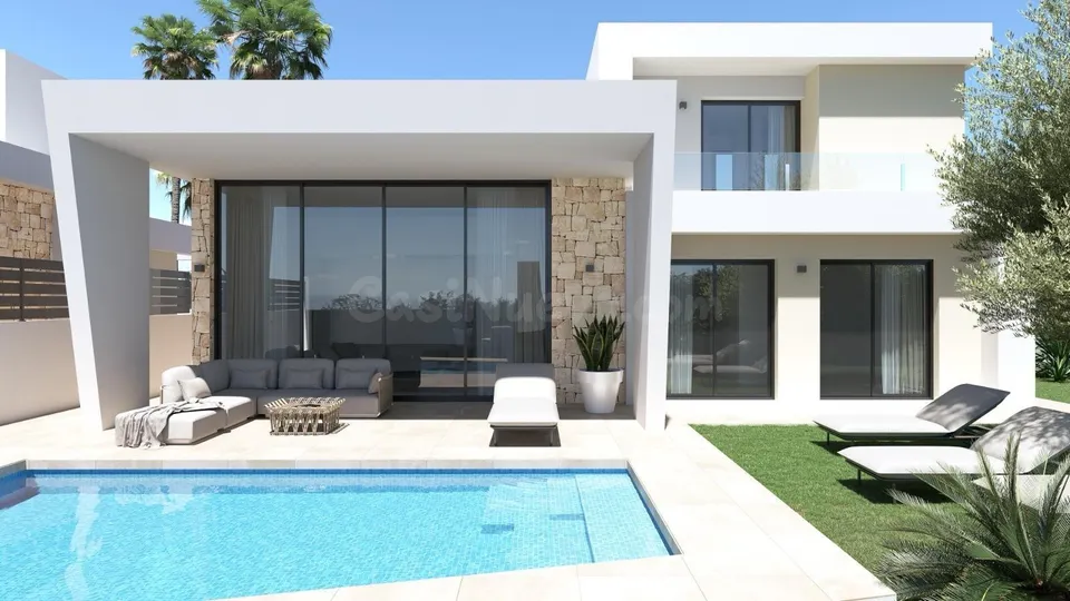 Obra nueva villa de lujo
