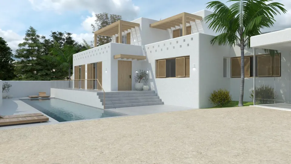 Villa de nueva construcción con vistas al mar cerca de Moraira