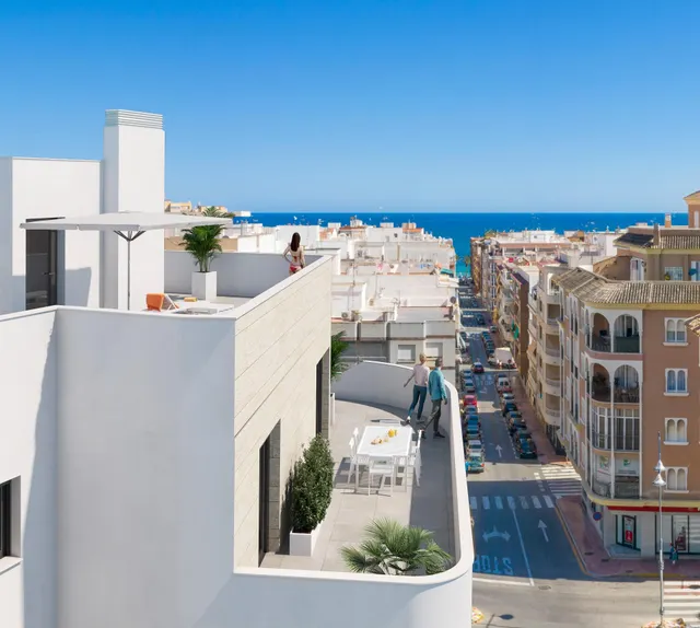 Apartamentos de 2 dormitorios con vistas al mar en un nuevo complejo residencial en Torrevieja. — 16