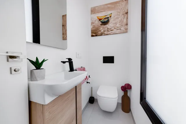 Villa de una sola planta con 3 dormitorios y piscina privada en el campo de golf(Pilar de la Horadada) — 18