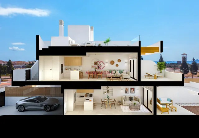 Complejo residencial de nueva construcción cerca de Serena Golf y el Mar Menor en Los Alcázares — 23