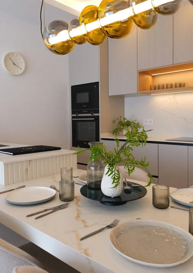 Apartamento 1 Dorm. de Lujo en Primerisima Linea con Vistas Piscina Parking y Gimnasio — 9