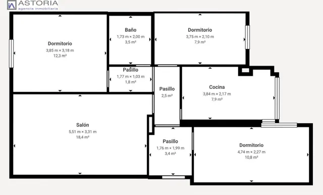 Piso de 3 dormitorios con terraza en plena zona Fontiveros — 23