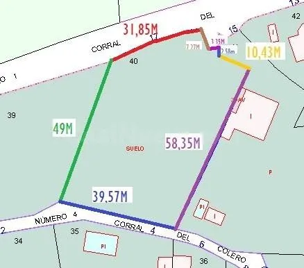 PARCELA DE 2.513 m2 EN CORRAL DEL COLERO – SERRA PERENXISA - foto 2