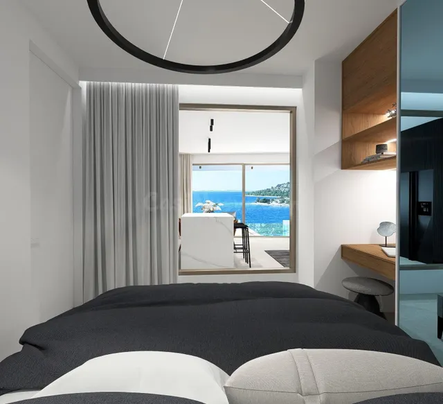Exclusiva vivienda de obra nueva con jardín, dos terrazas y piscina privada junto al mar en la costa Dalmata — 3