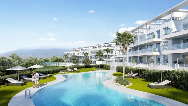 Apartamento primera planta de 3 dormitorios y 2 baños con vistas al mar. Mijas Costa — 11
