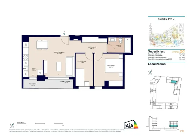 Apartamento 3 habitaciones 88m² en venta - Pau II — 12