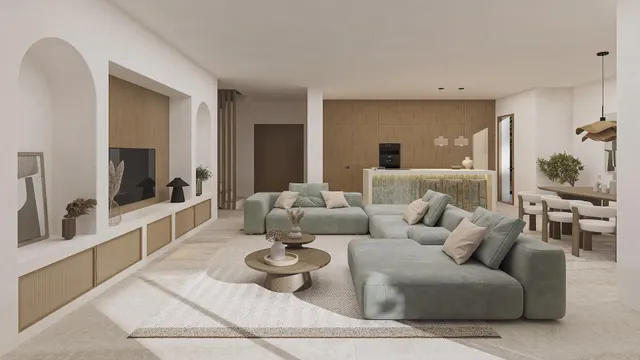 Villa de 4 dormitorios de estilo ibicenco con vistas al mar a la venta en La Fustera, Benissa — 4