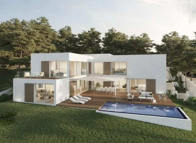 Solar con proyecto residencial y vistas al mar en Sa Font de - foto 4