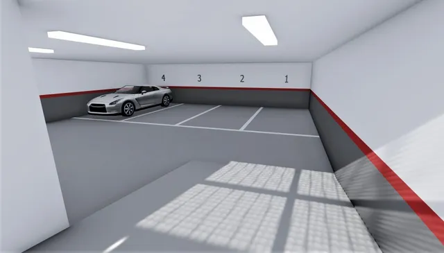 Edificio de obra nueva con piscina  y plaza de parking en Muro — 43