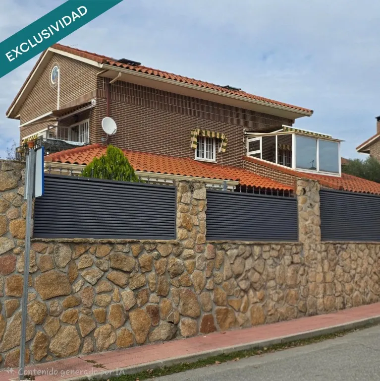 Chalet de 8 habitaciones y 5 baños, vive o invierte.