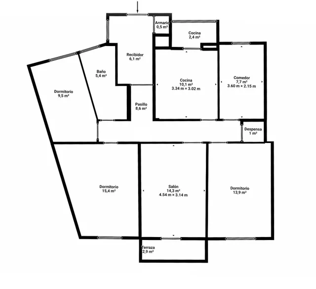 LUZ, CUATRO habitaciones ,TERRAZA Y TRASTERO EN UNA DE LAS MEJORES ZONAS DE OVIEDO — 49