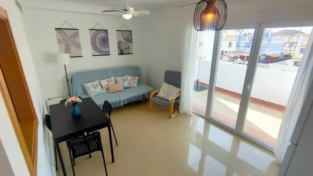 Apartamento de 1 dormitorio con terraza y piscina en Urbanización Milenio III en San Juan de los Terreros — 24
