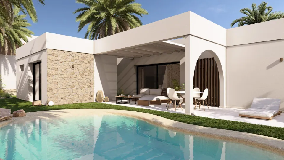 VILLAS DE OBRA NUEVA EN ALTAONA GOLF RESORT, MURCIA