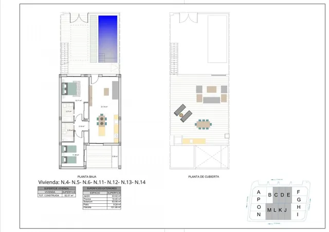 Adosado 2 habitaciones 82m² en venta - Roldan — 41