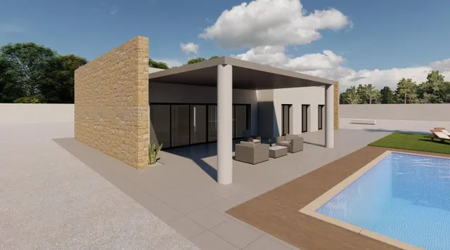 Villa de Obra Nueva Llave en Mano en Pinoso – Exclusividad, Espacio y Confort en Plena Naturaleza — 22