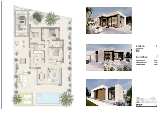 Villa de una sola planta con 3 dormitorios y piscina privada en el campo de golf(Pilar de la Horadada) — 23