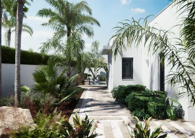 Villa de una planta con 3 dormitorios y piscina privada en San Javier — 19