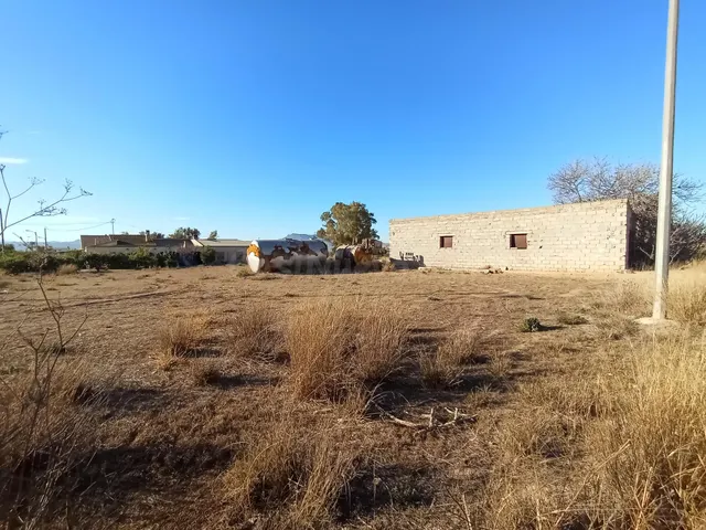 Parcela de 5500 m2 con almacén declarado de 70 m2. — 5