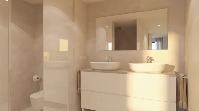Ático de 3 dormitorios con solarium y piscina privada en Oliva Nova Golf — 7