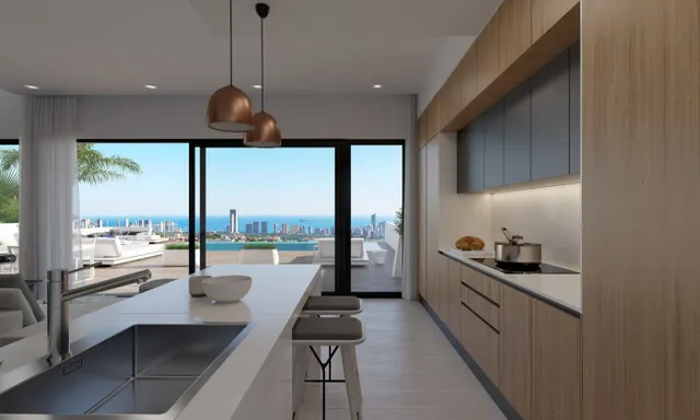 VILLAS DE LUJO DE OBRA NUEVA EN FINESTRAT CON VISTAS AL MAR - foto 5
