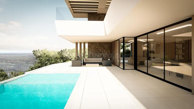 Villa de Obra Nueva con Vistas de 360º en Sa Font Seca — 2