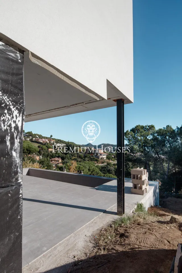 Obra Nueva en construcción en Premià de Dalt con vistas mar - Costa Barcelona — 24