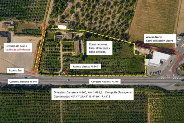 Finca estratégica con uso residencial y comercial en primera