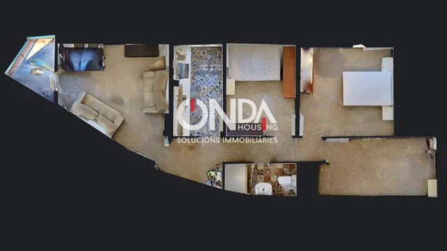 Gran piso de 3 habitaciones en rentabilidad en Balaguer — 11