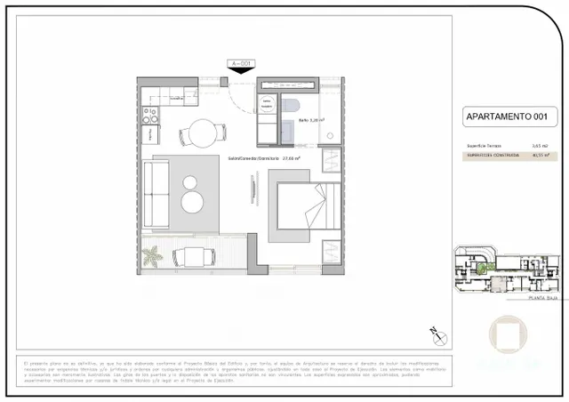 Planta baja 1 habitación 40m² en venta - Los Cuarteros — 25