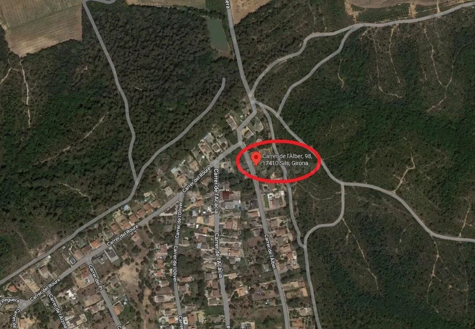 Parcela de terreno de 920 m2 en venta en Sils.