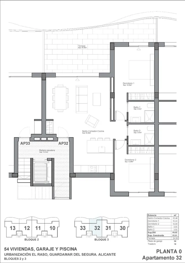 Apartamentos y adosados de obra nueva en El Raso (Guardamar del Segura) — 24