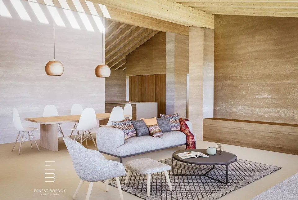 Solar rústico edificable con proyecto de vivienda en Felanitx