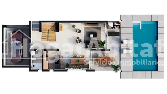 GRAN CHALET A ESTRENAR CON PISCINA, 3 TERRAZAS Y GARAJE — 12