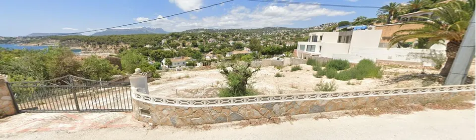 ▷Parcela Libre de Construcción en Primer Línea del Mar en Benissa, Costa Blanca