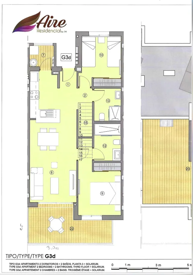 Apartamento con Solarium en Villamartin — 48