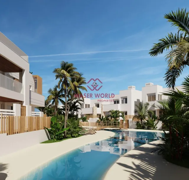 Villas y bungalows de nueva construcción a solo 250 metros de la playa en Mar de Pulpí — 9
